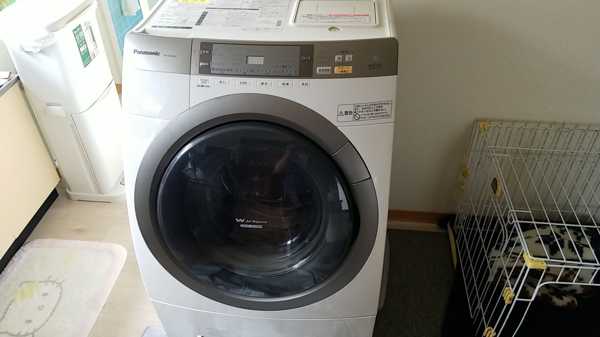 津島市パナソニックドラム洗濯機乾燥異常修理